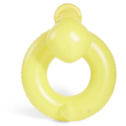 Bouée gonflable canard jaune Ø110cm