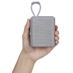 Enceinte portable Bluetooth 5.3 grise ou noire