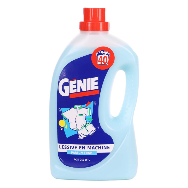 Lessive liquide Gnie 2L - 40 lavages Lessive liquide Gnie 2L - 40 lavages