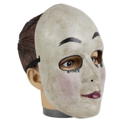 Masque Halloween poupée porcelaine