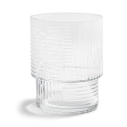 Lot de 3 gobelets en verre empilables 32,5cl