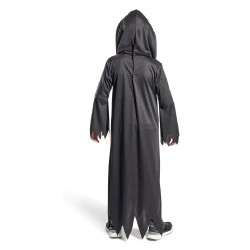 Déguisement enfant Halloween gardien tunique crâne flamme 11/14ans