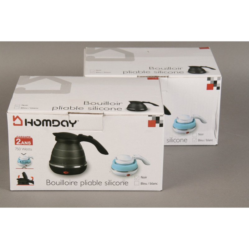 Bouilloire Électrique De Voyage, 3 En 1 Mini Bouilloire 400Ml