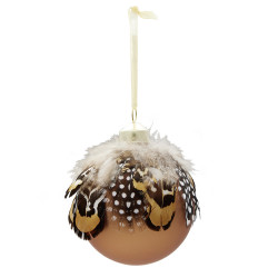 Boule de Noël à plumes en...
