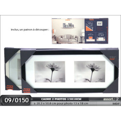 Cadre 20.3x50.8cm 2 photos...