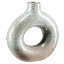 Vase céramique design circulaire