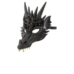 Masque enfant dragon noir
