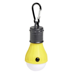 Lampe camping jaune à piles...